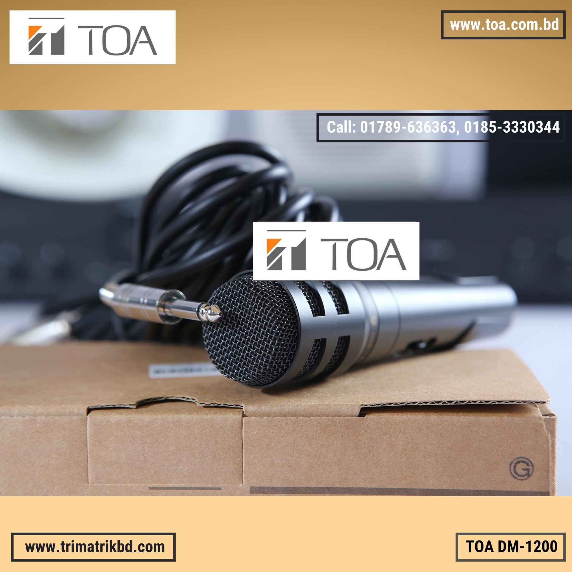TOA DM-1200 Bangladesh | TOA DM-1200 Price in BD, TOA Microphone in BD
