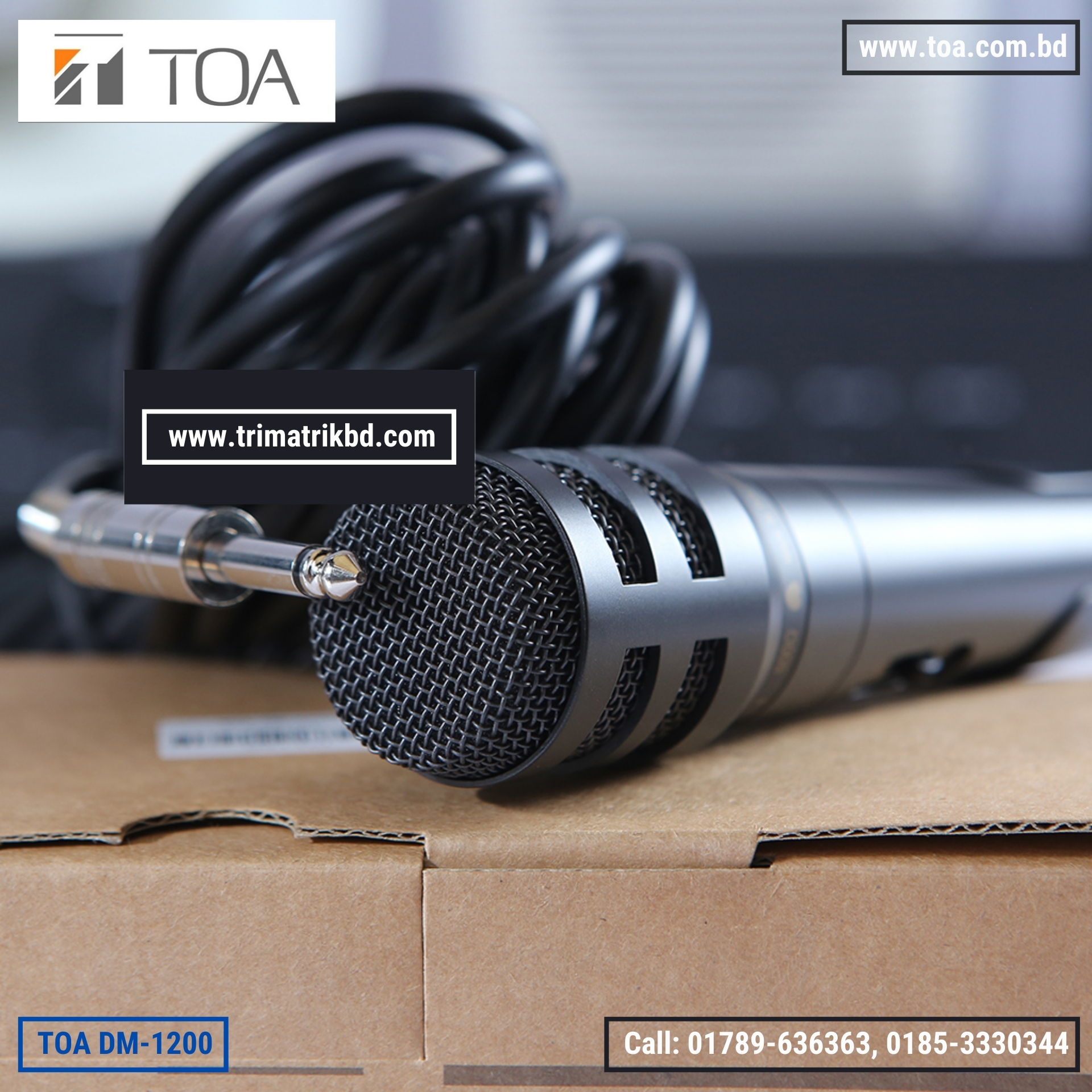 TOA DM-1200 Bangladesh | TOA DM-1200 Price in BD, TOA Microphone in BD