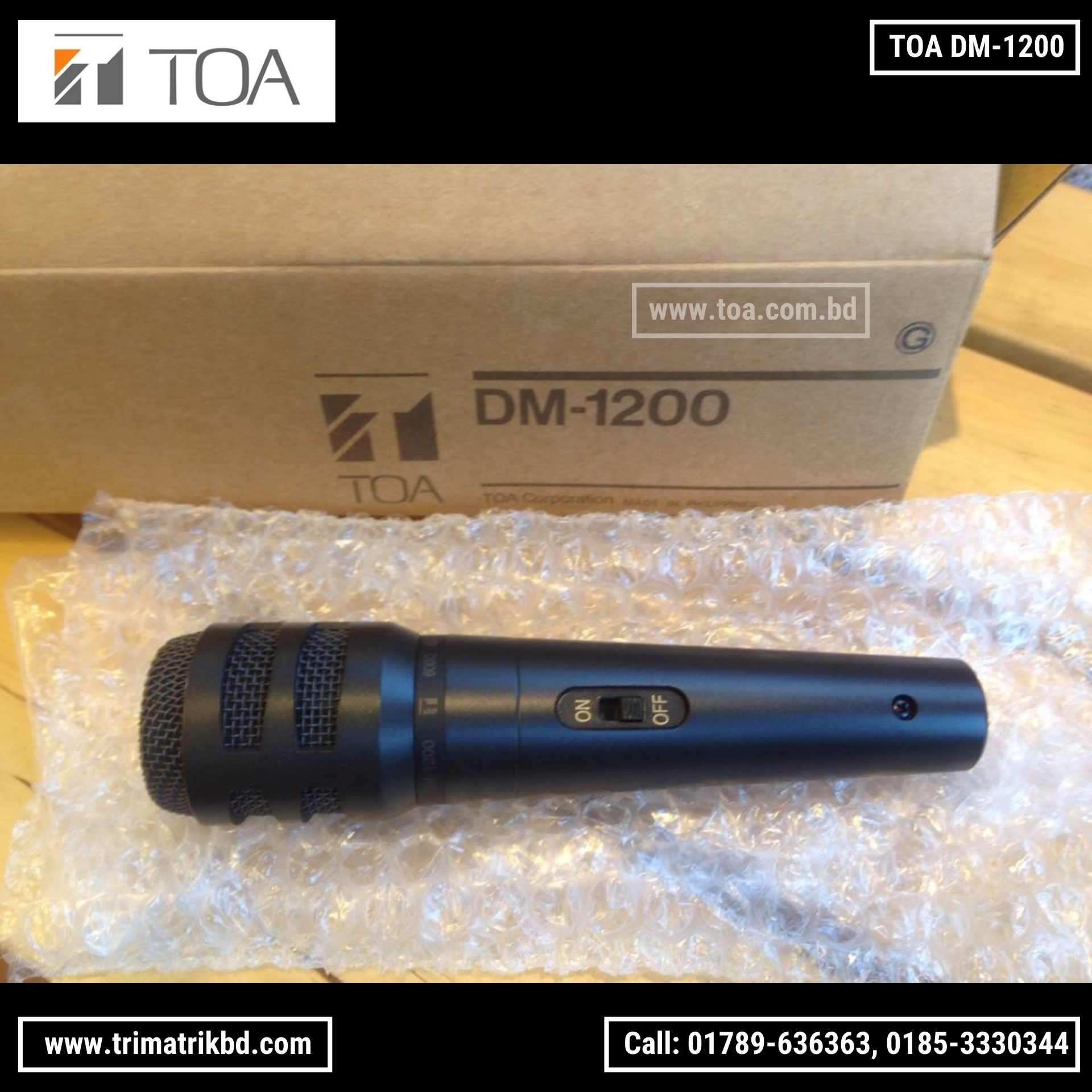 TOA DM-1200 Bangladesh | TOA DM-1200 Price in BD, TOA Microphone in BD